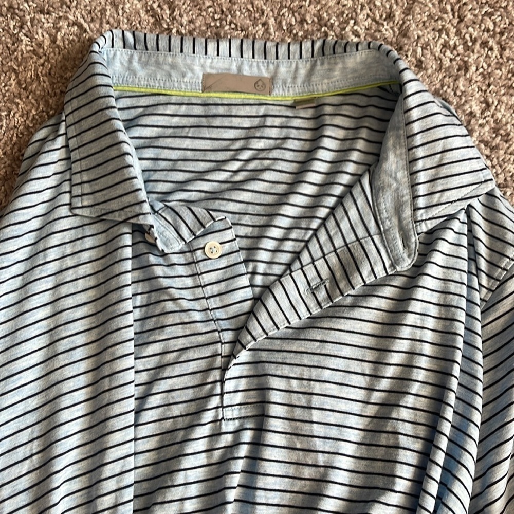 Tasc Performance | Cloud Polo Lightweight Breathable XXL Brookline Stripe Golf - Picture 4 of 6